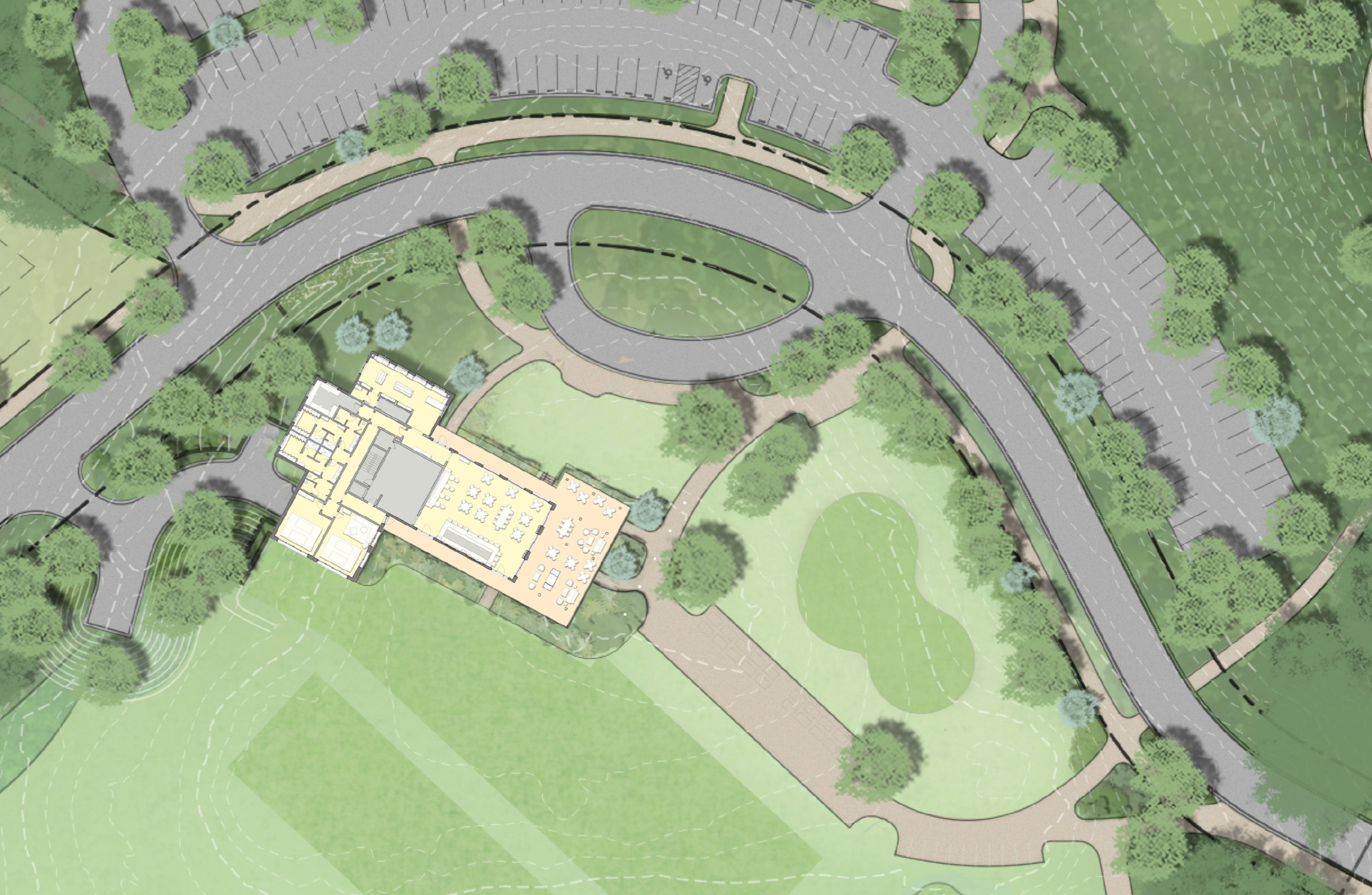 Golf house map