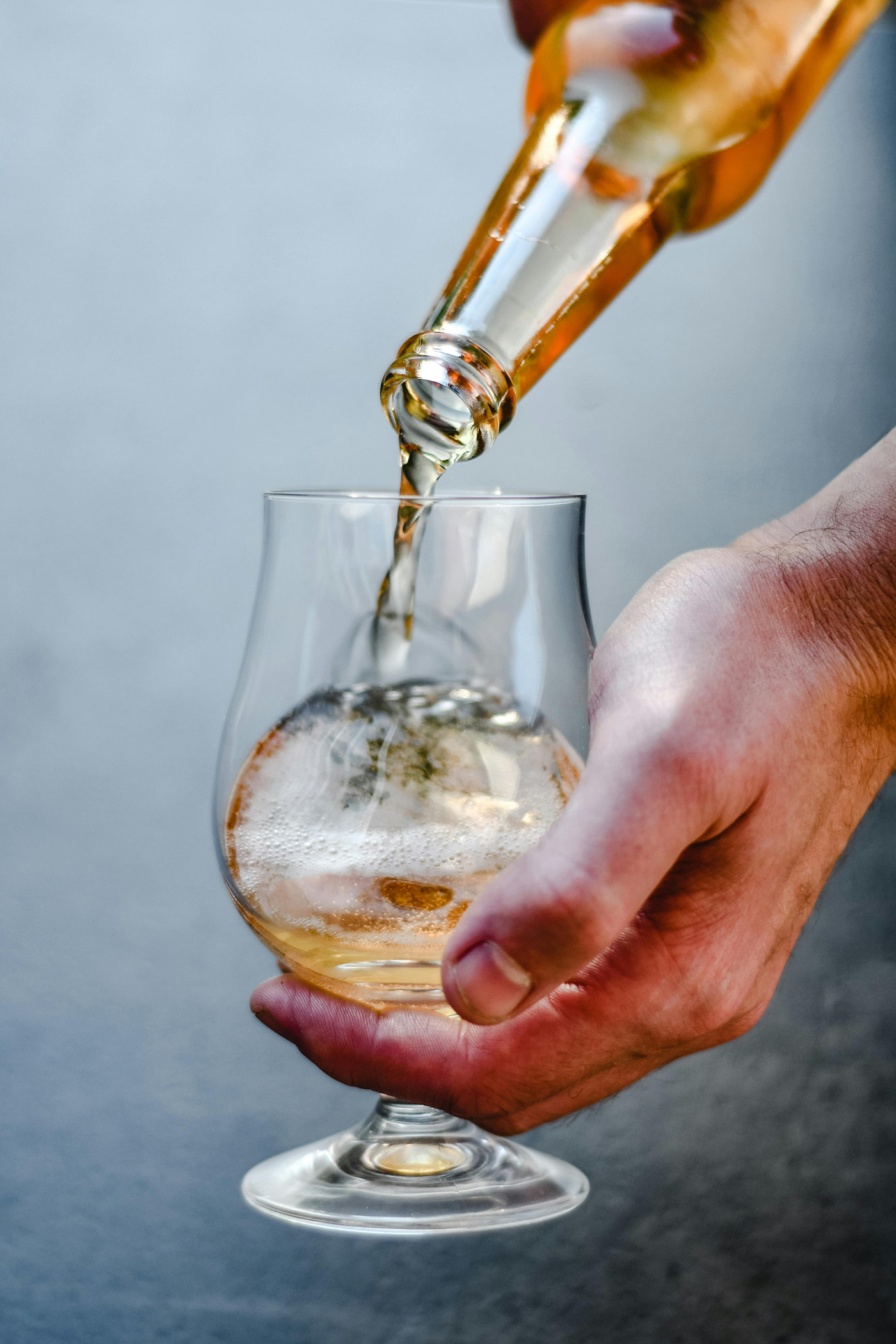 Culinary drink pour