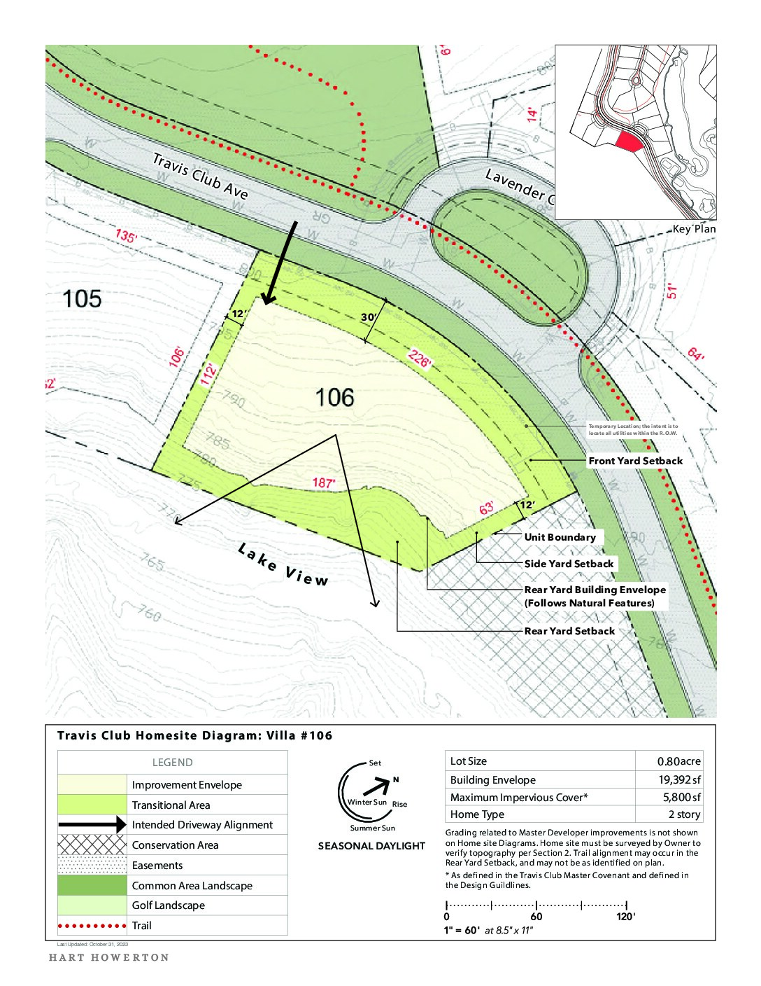 Travisclub homesite diagram 106