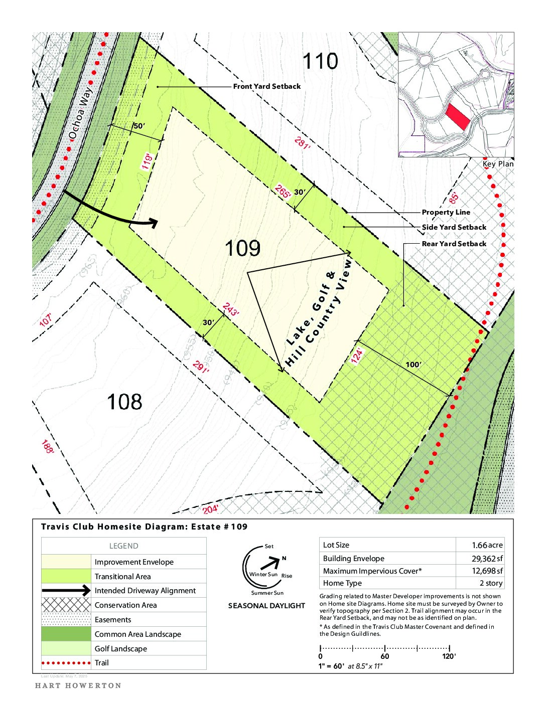Travisclub homesite diagram 109