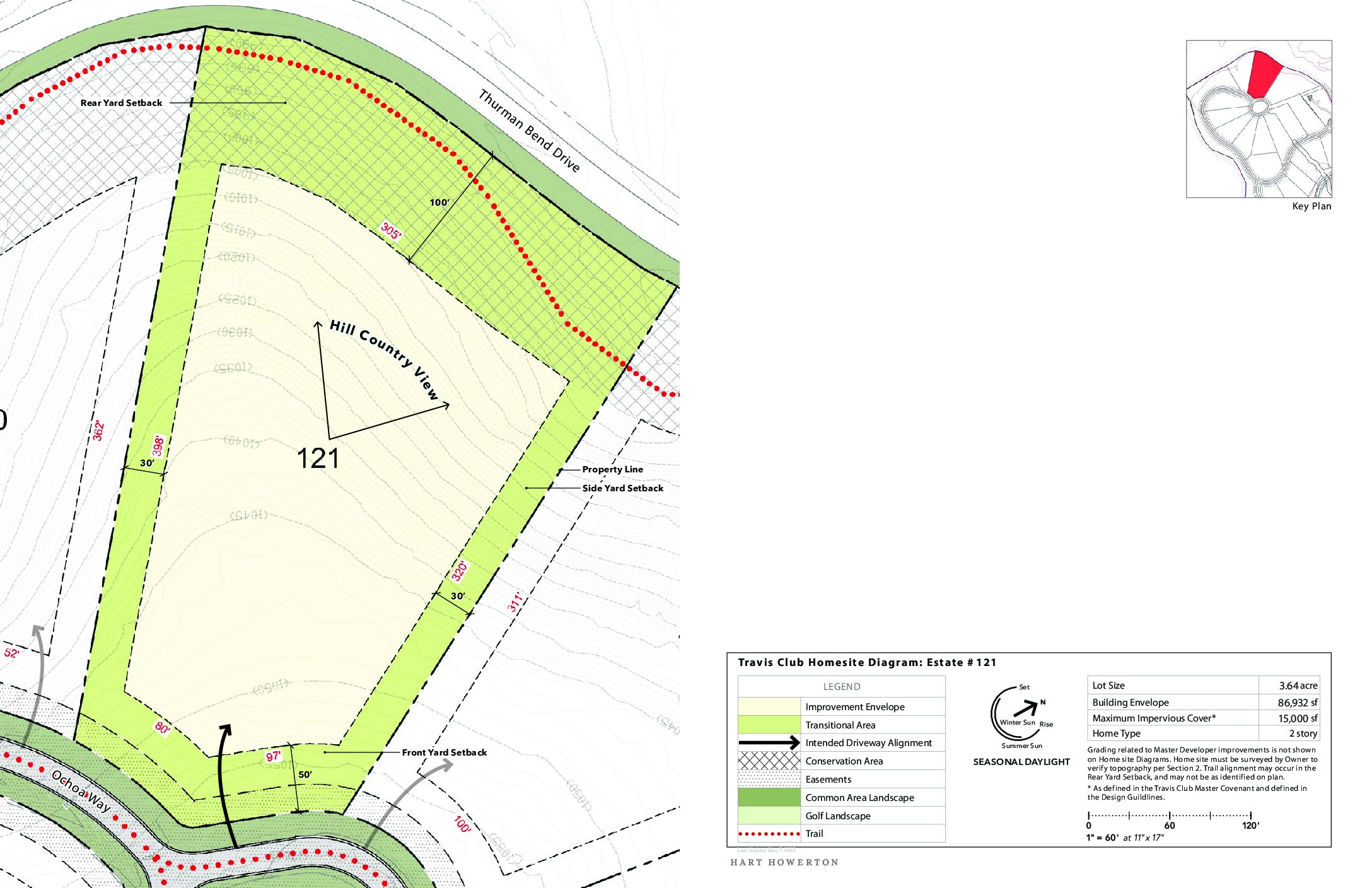 Travisclub homesite diagram 121