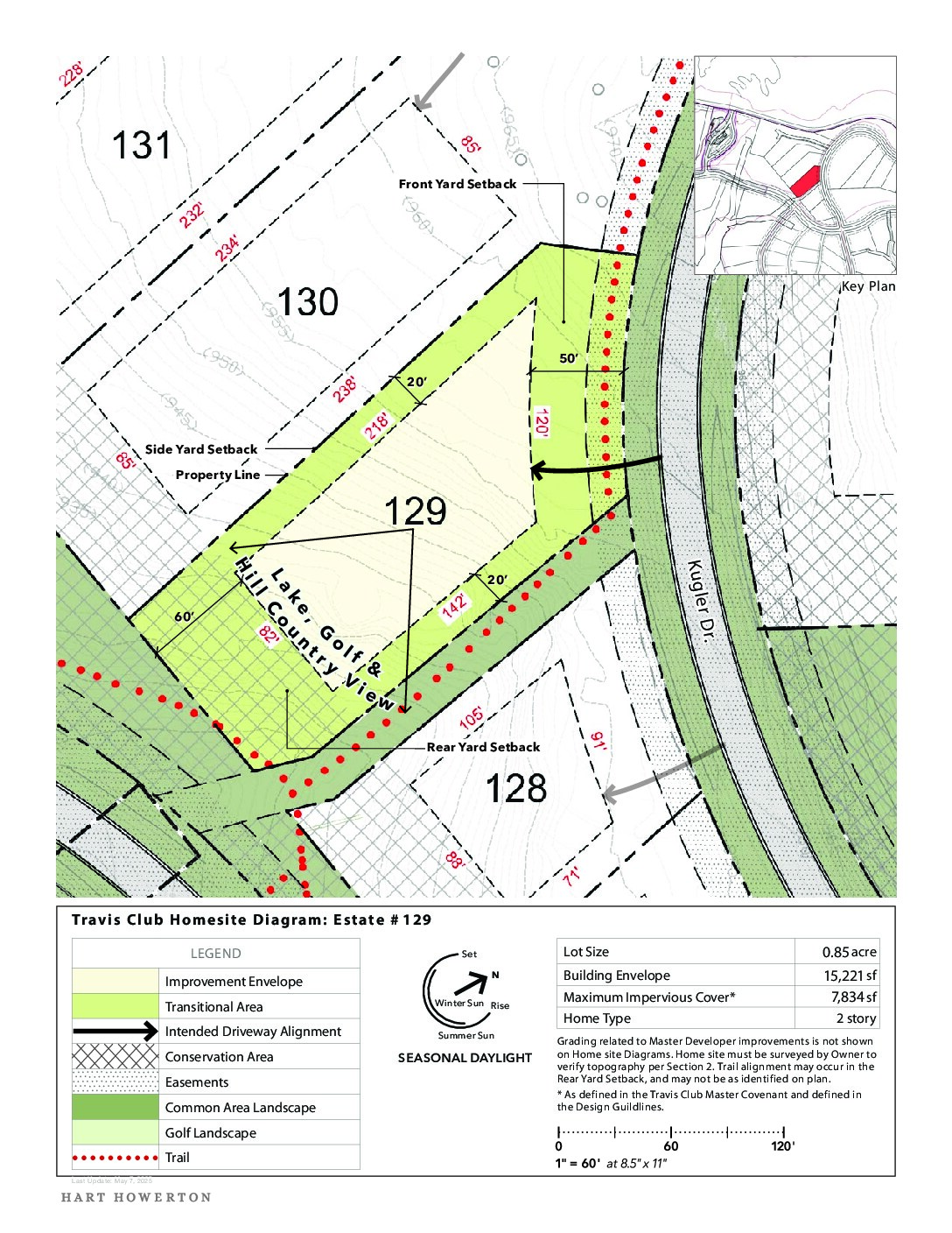 TravisClub Homesite Diagram