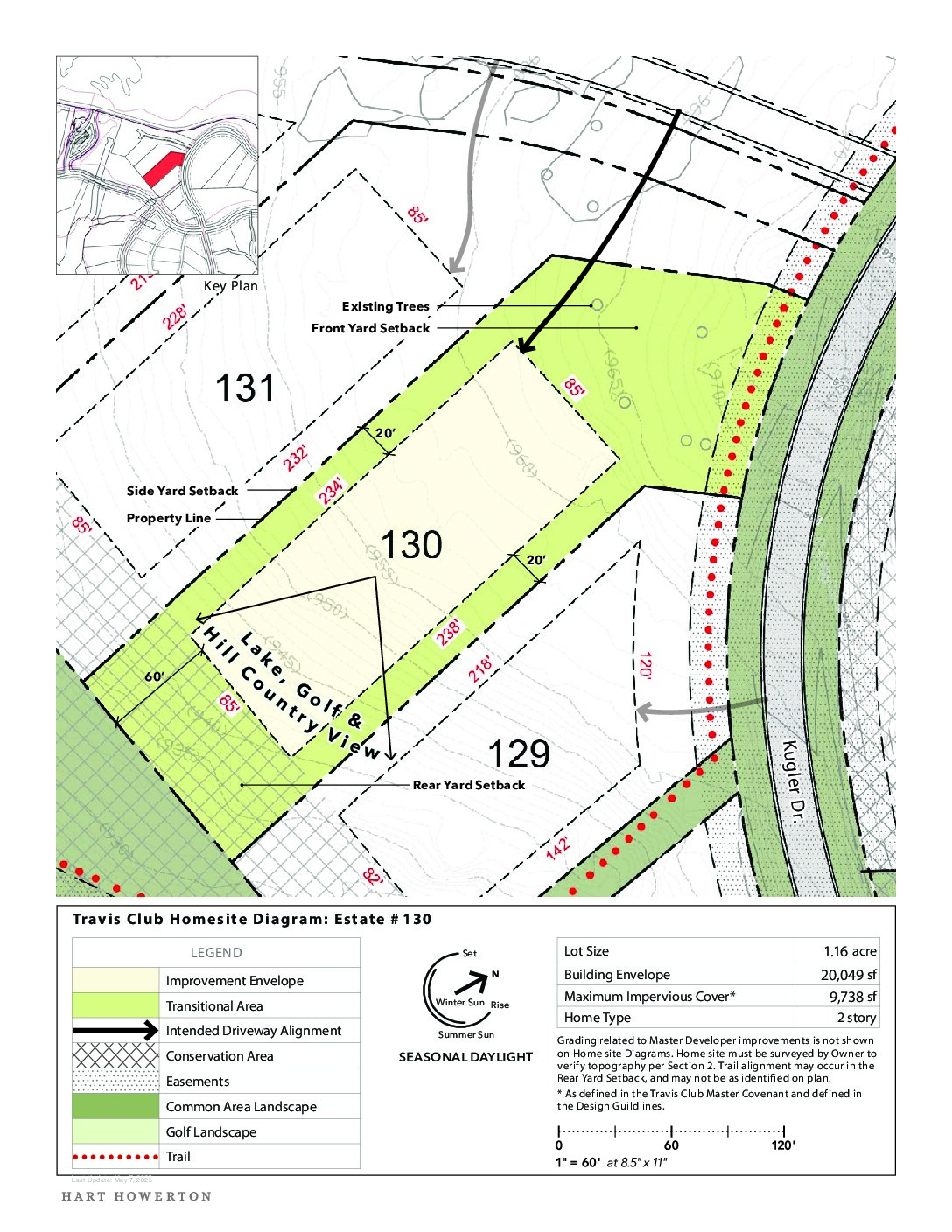 TravisClub Homesite Diagram