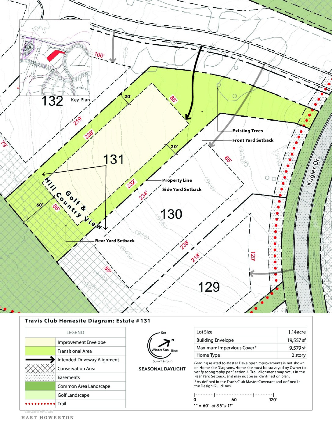 TravisClub Homesite Diagram