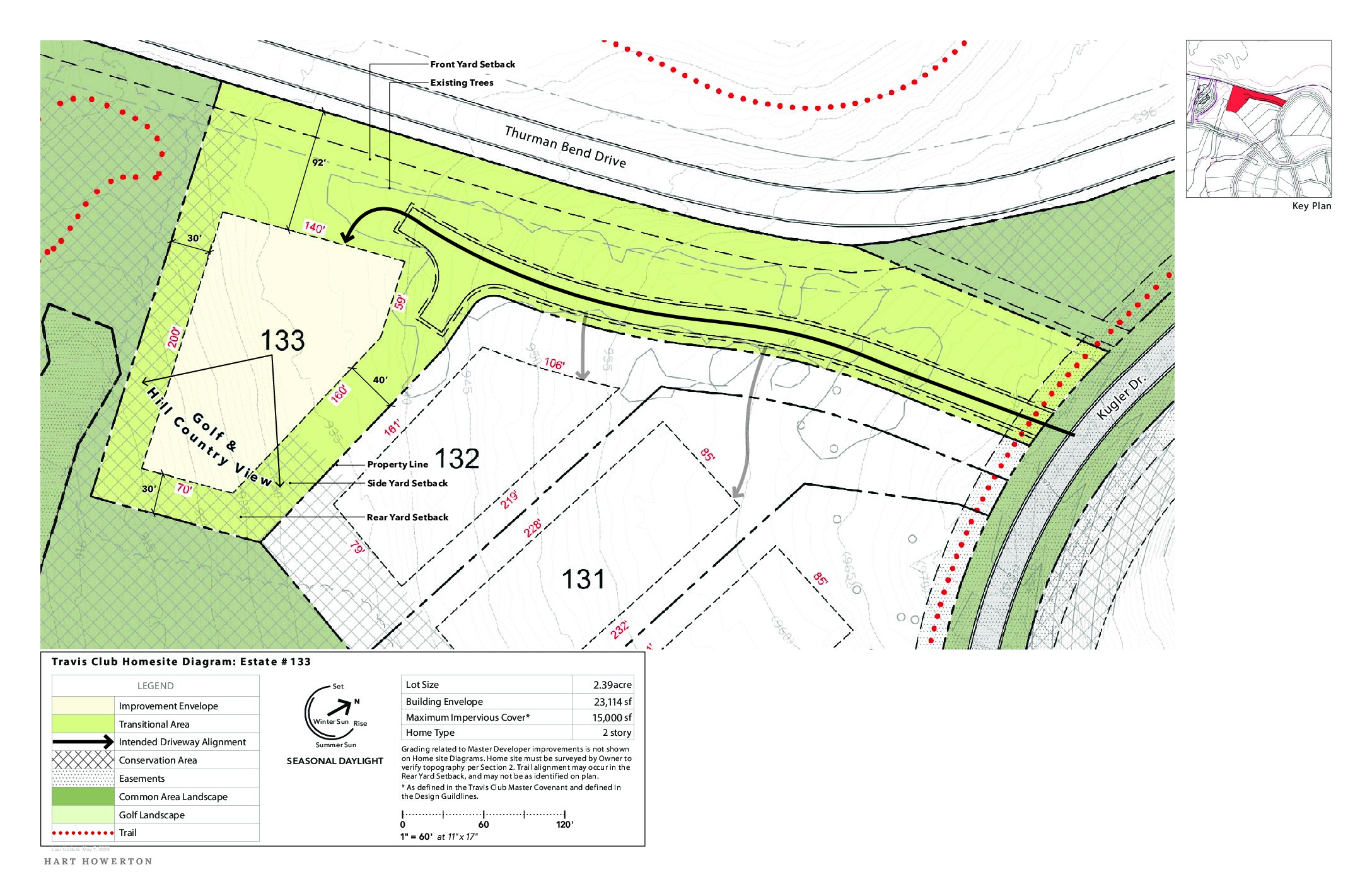 TravisClub Homesite Diagram