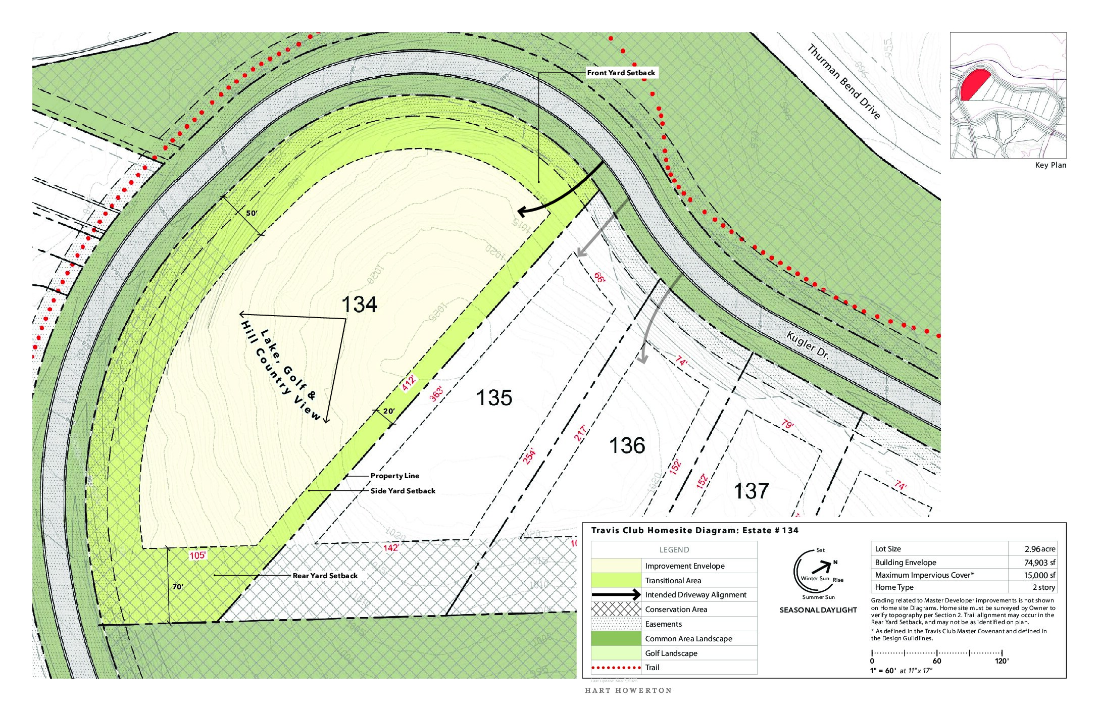 TravisClub Homesite Diagram