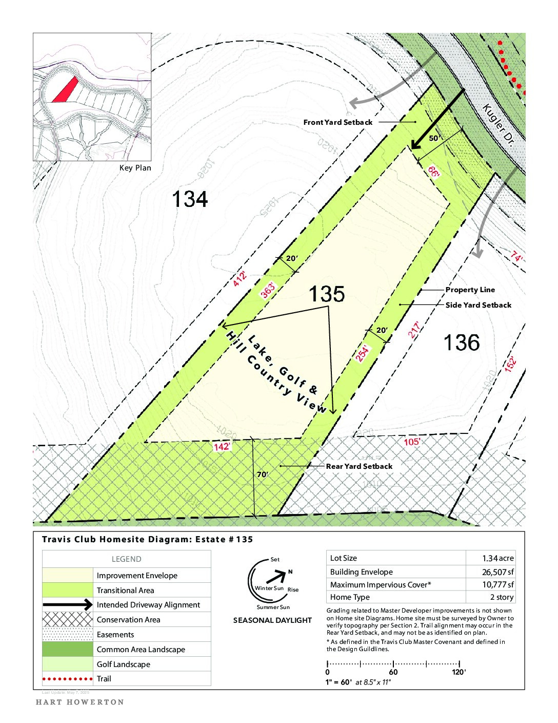 TravisClub Homesite Diagram