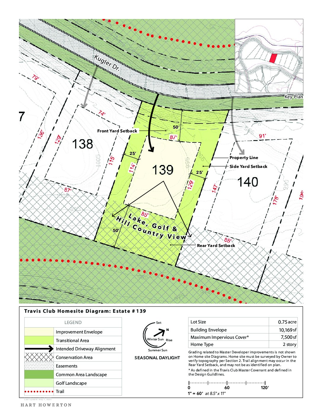 TravisClub Homesite Diagram