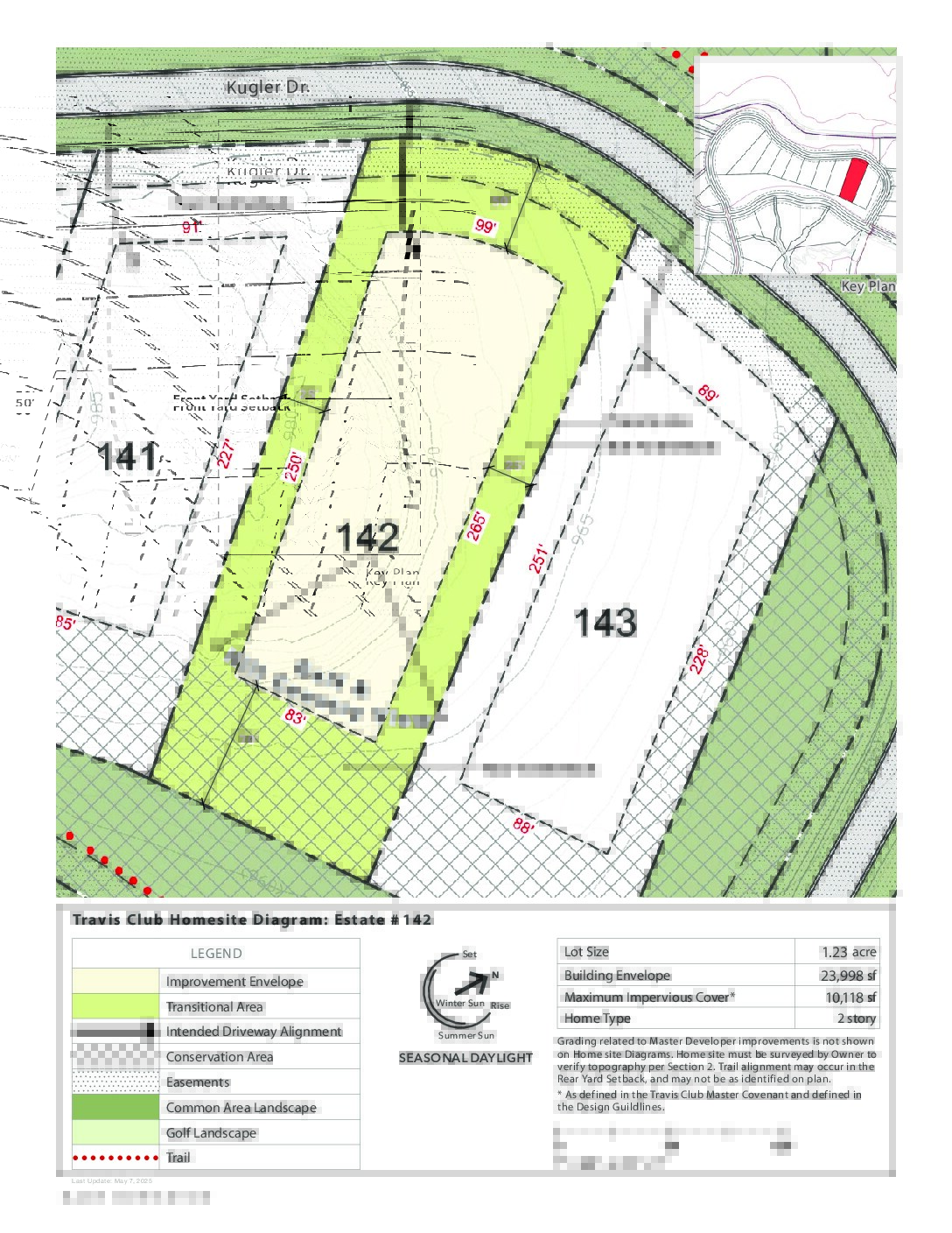 TravisClub Homesite Diagram