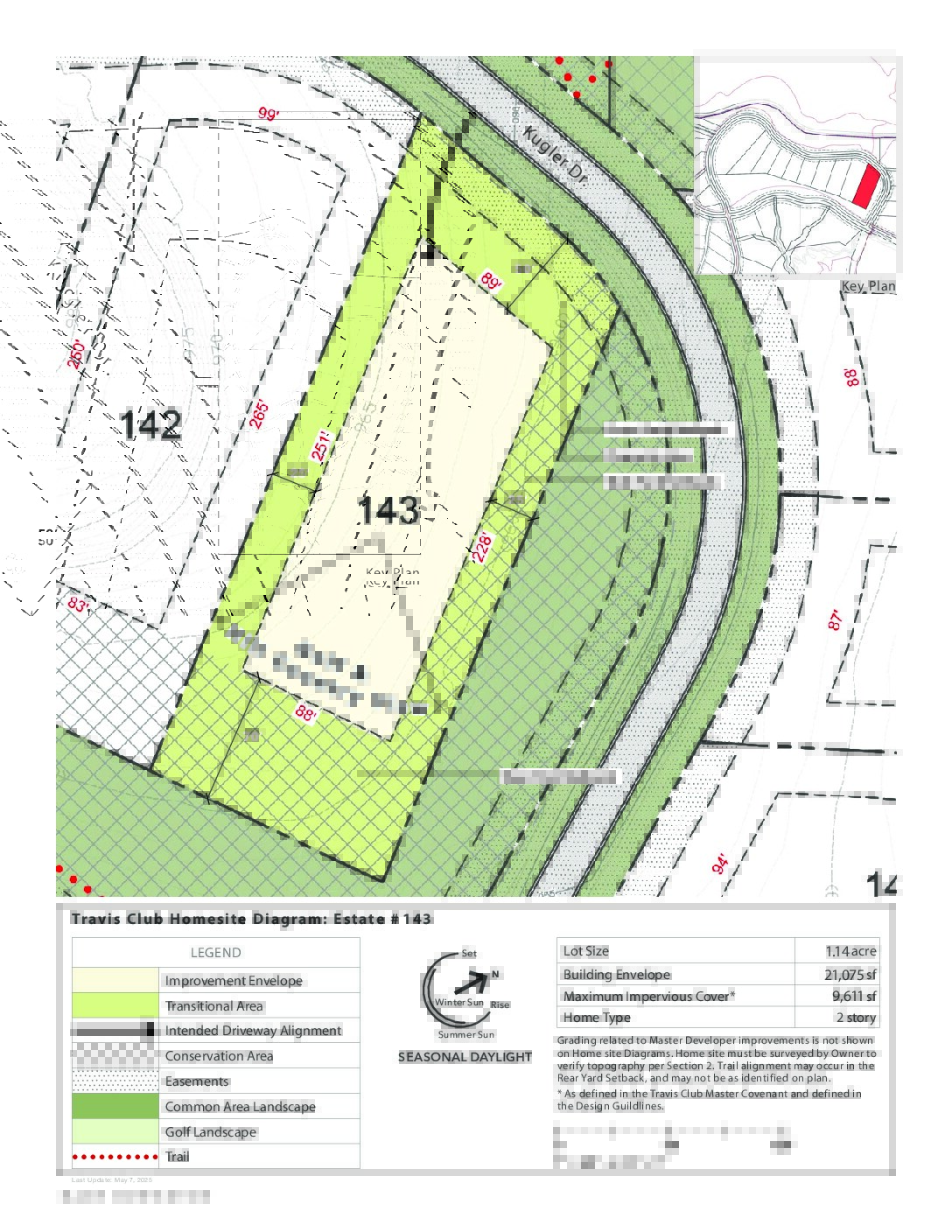 TravisClub Homesite Diagram