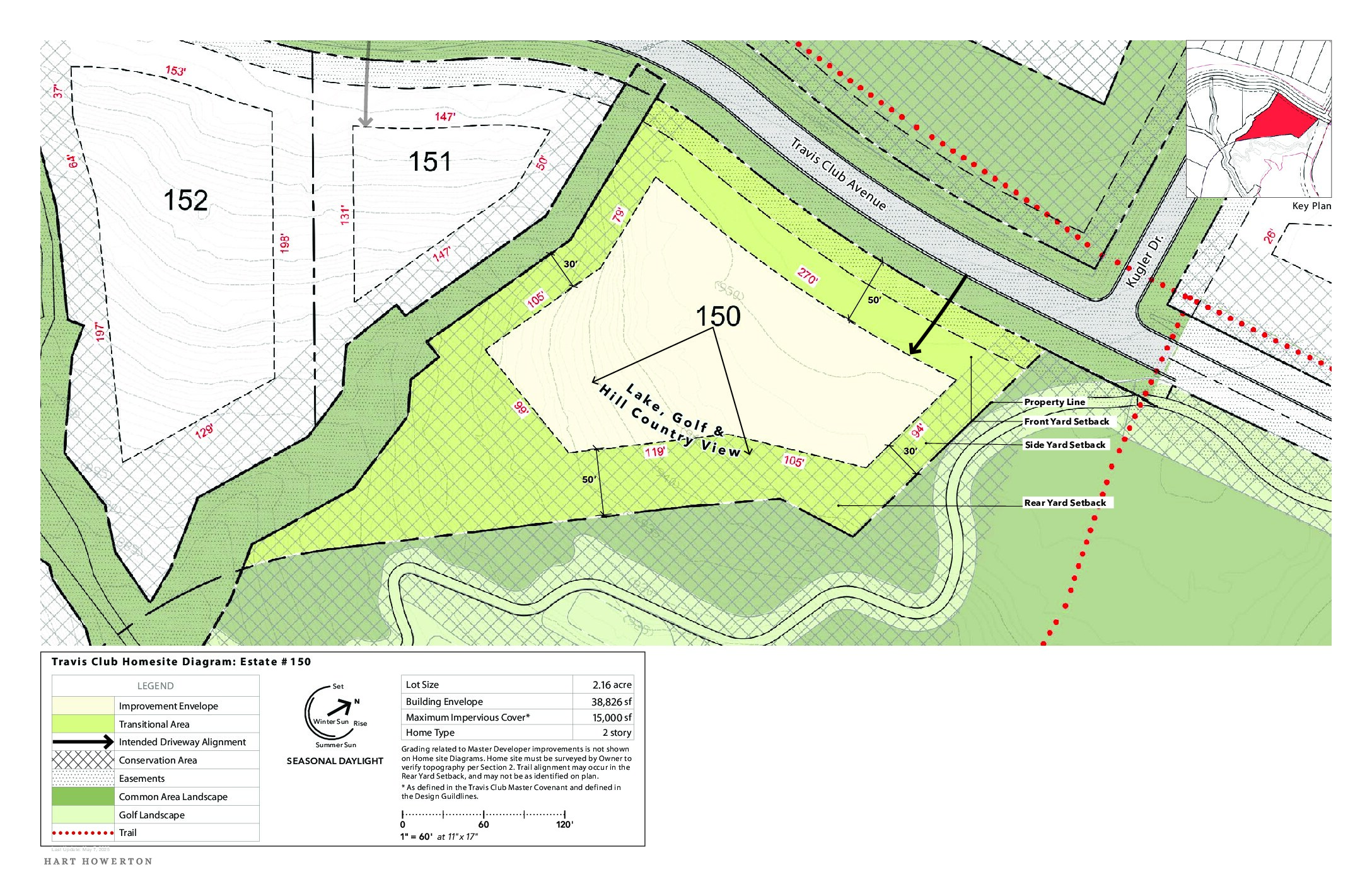 TravisClub Homesite Diagram