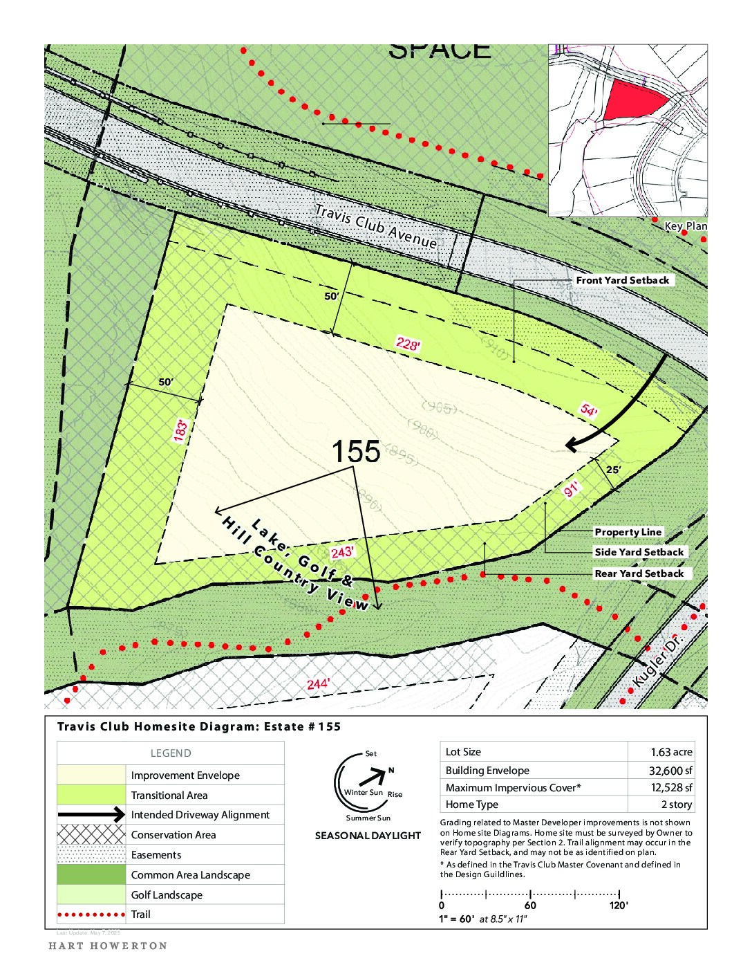 Travisclub homesite diagram 155
