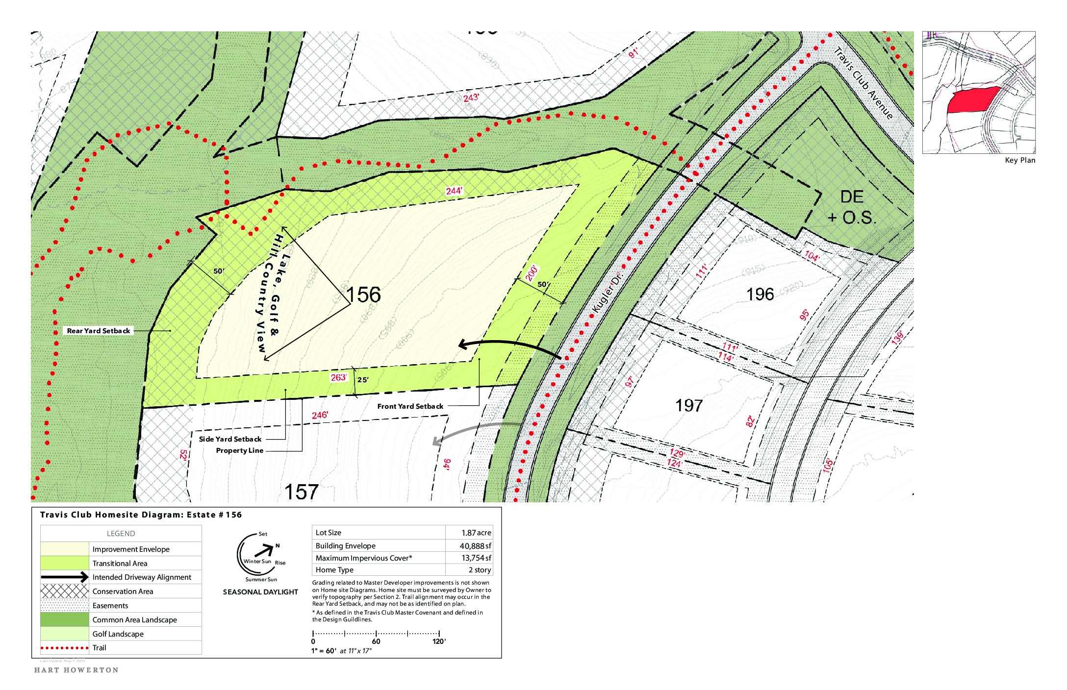 Travisclub homesite diagram 156