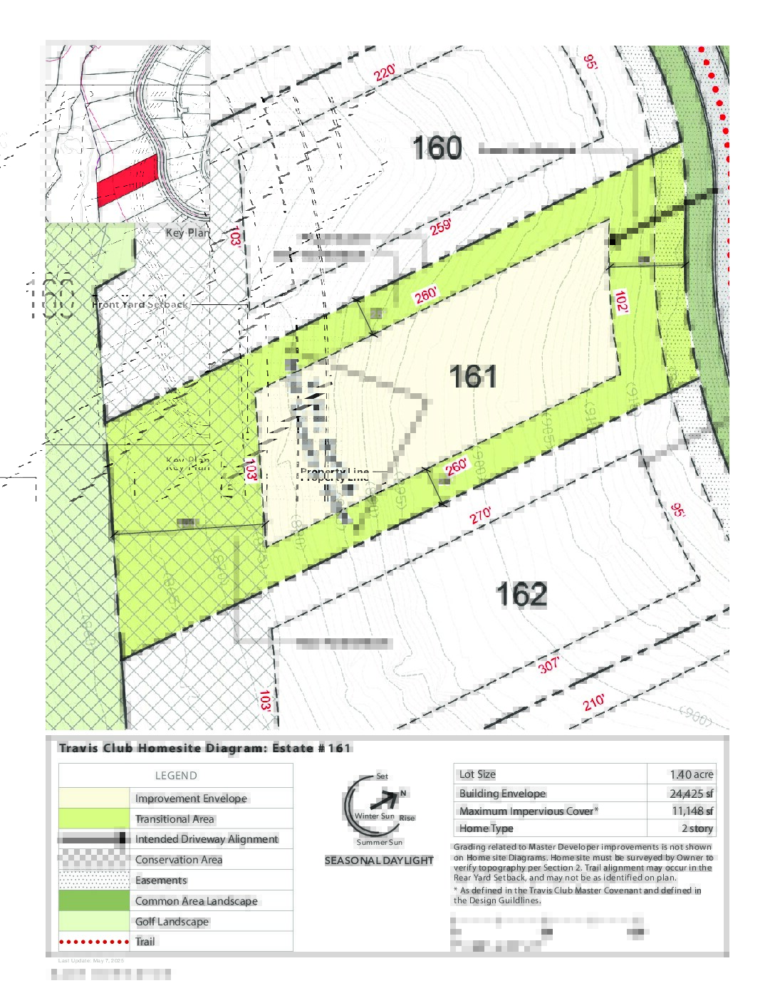 Travisclub homesite diagram 161