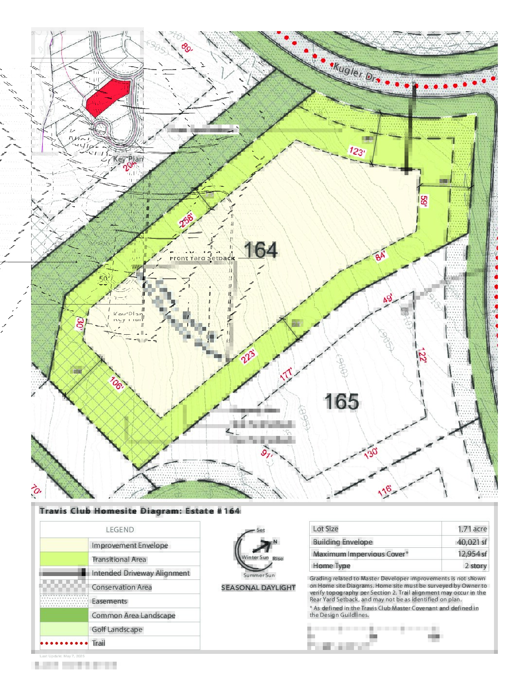 TravisClub Homesite Diagram