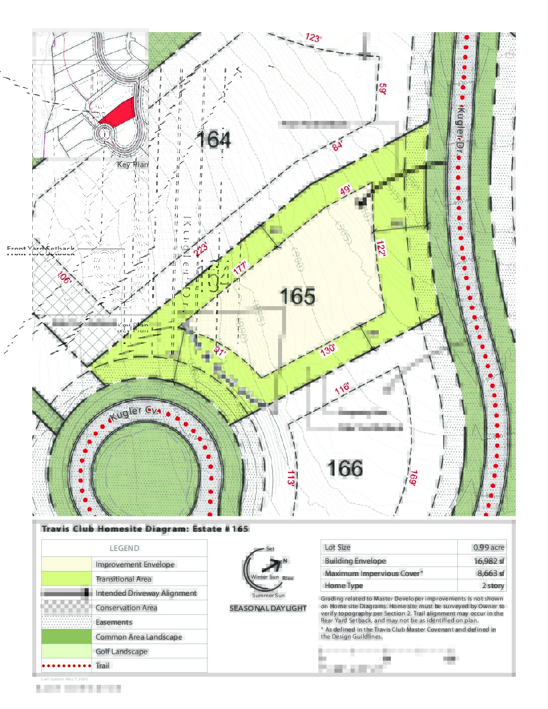 TravisClub Homesite Diagram