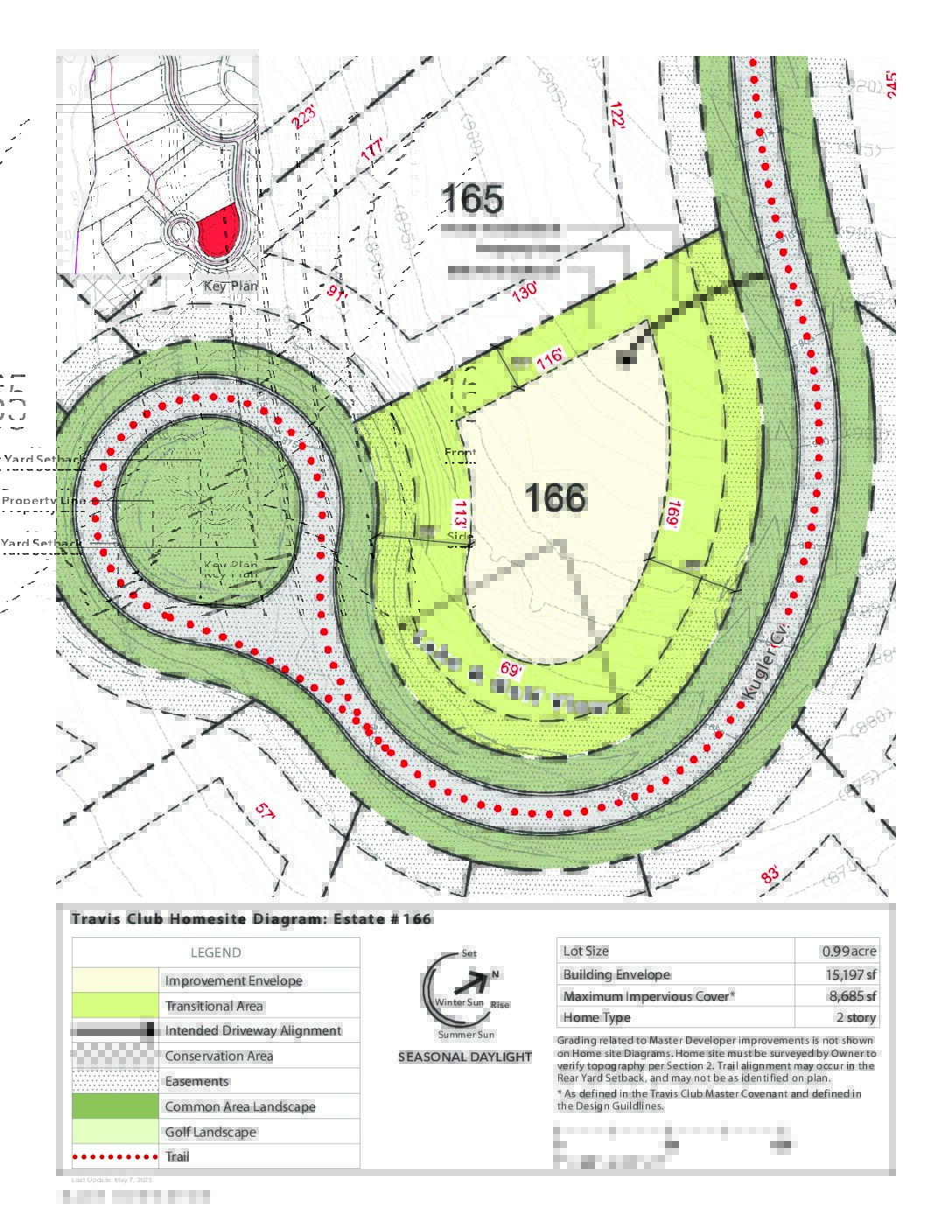 TravisClub Homesite Diagram
