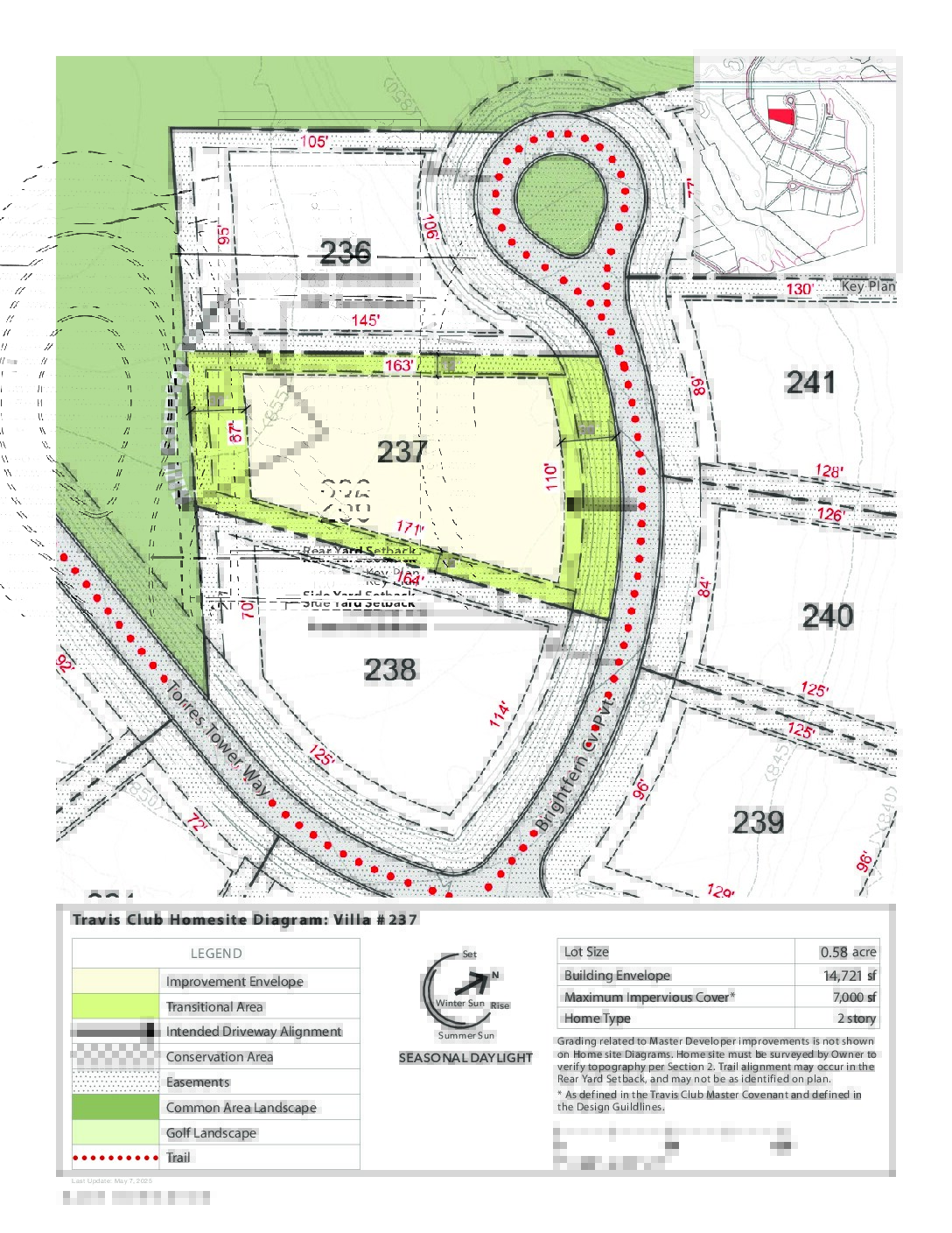 Travisclub homesite diagram 237