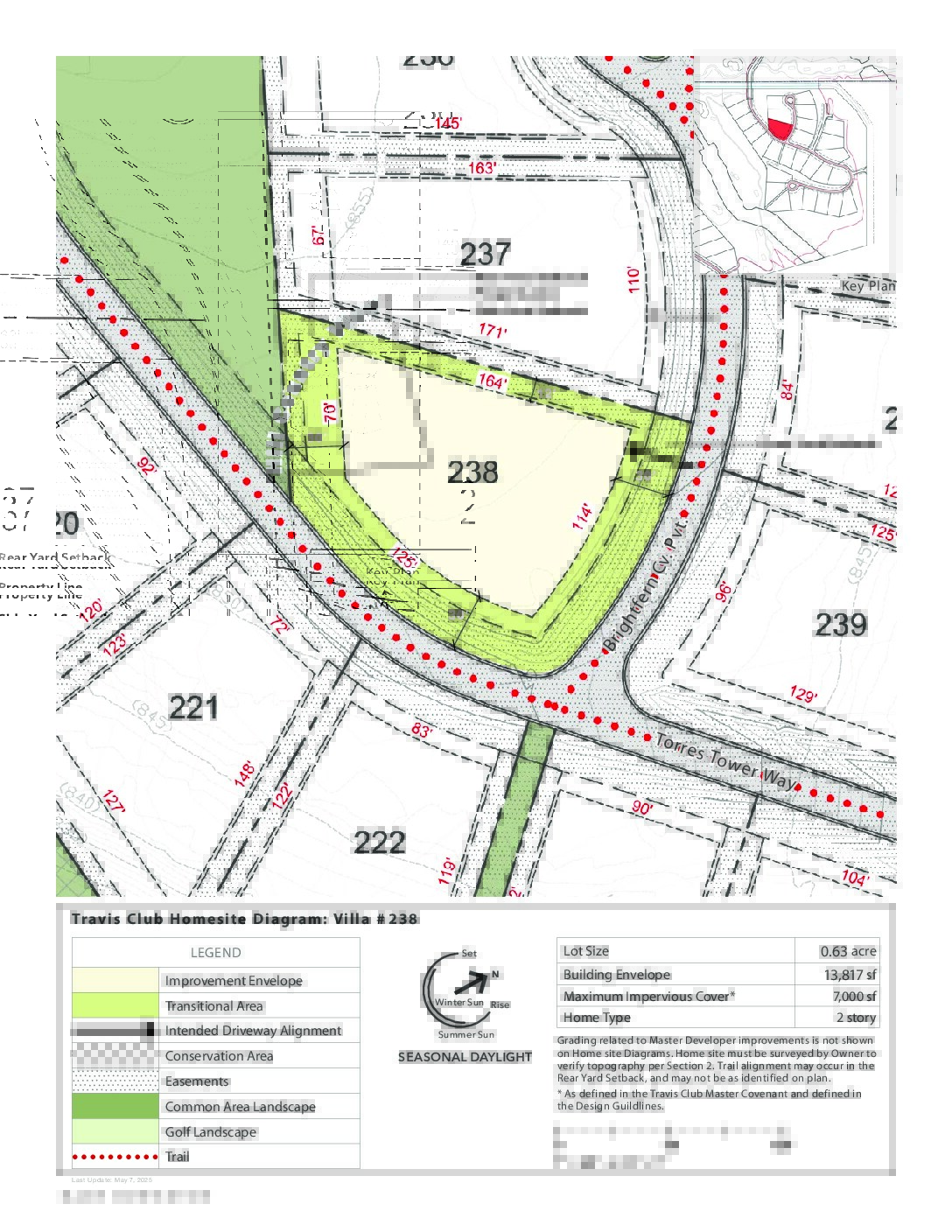 Travisclub homesite diagram 238