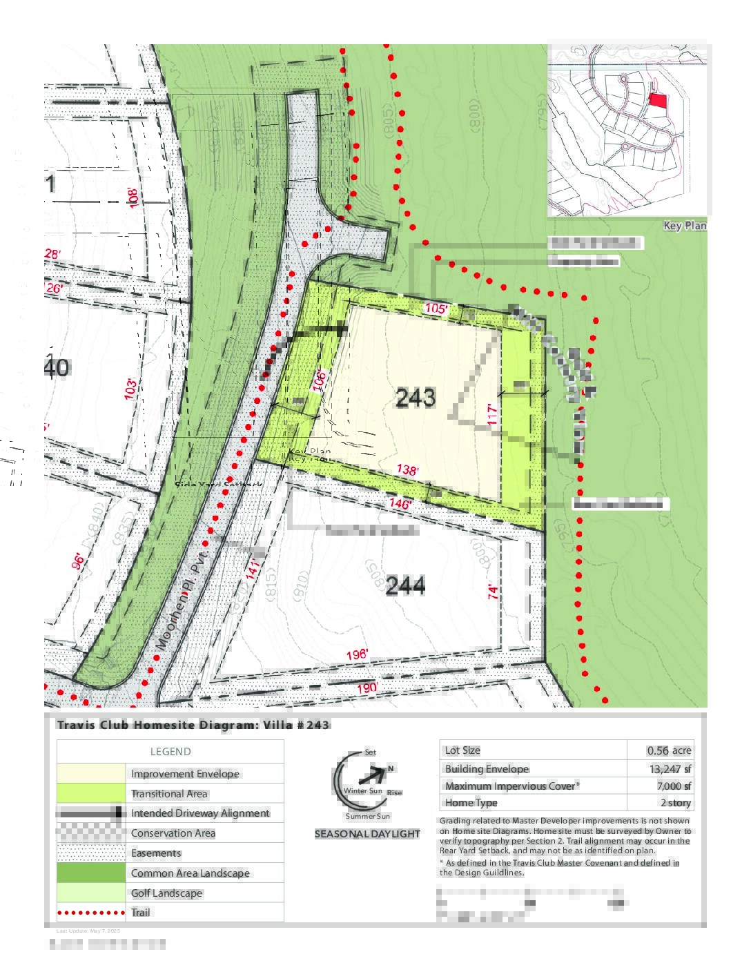 Travisclub homesite diagram 243
