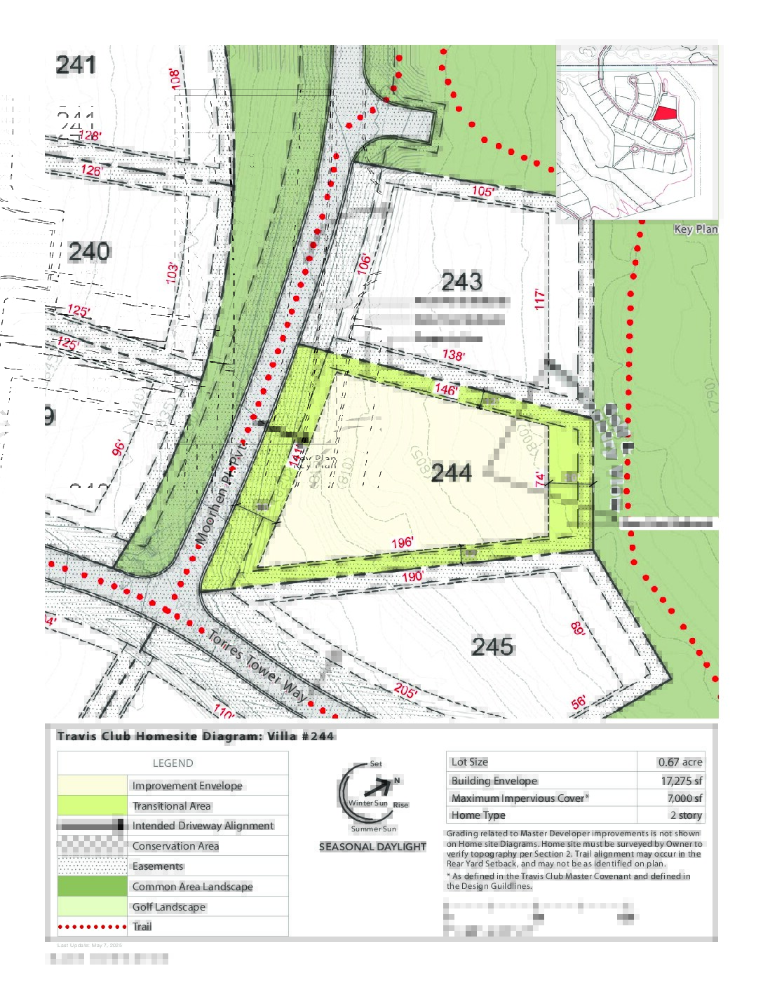 Travisclub homesite diagram 244