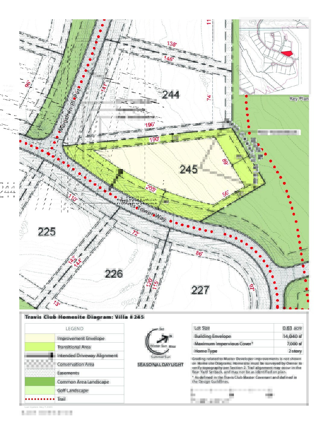 Travisclub homesite diagram 245