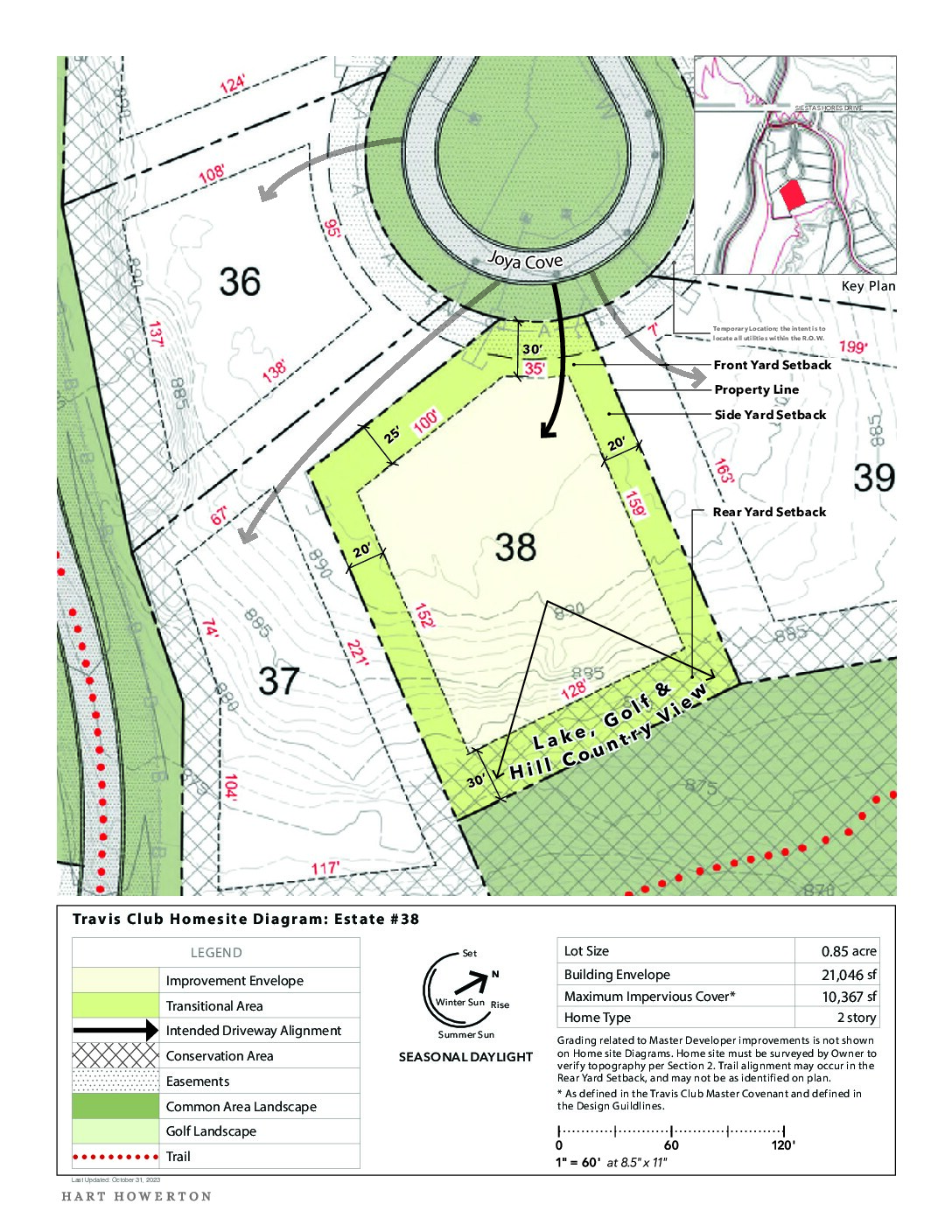 Travisclub homesite diagram 38