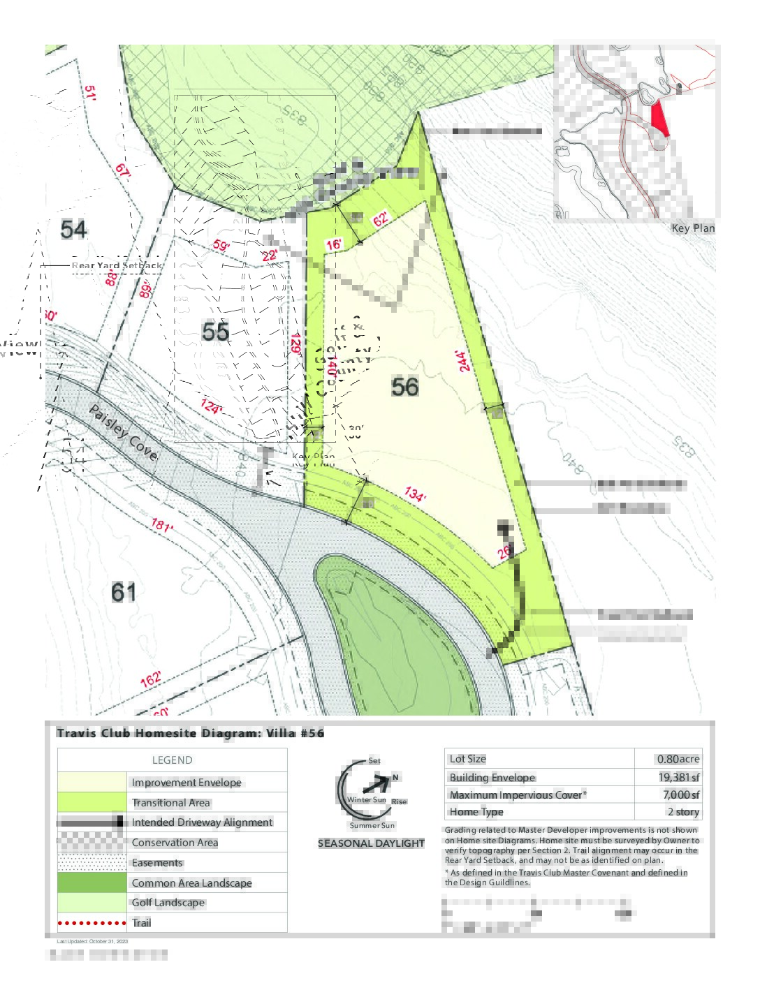 Travisclub homesite diagram 56